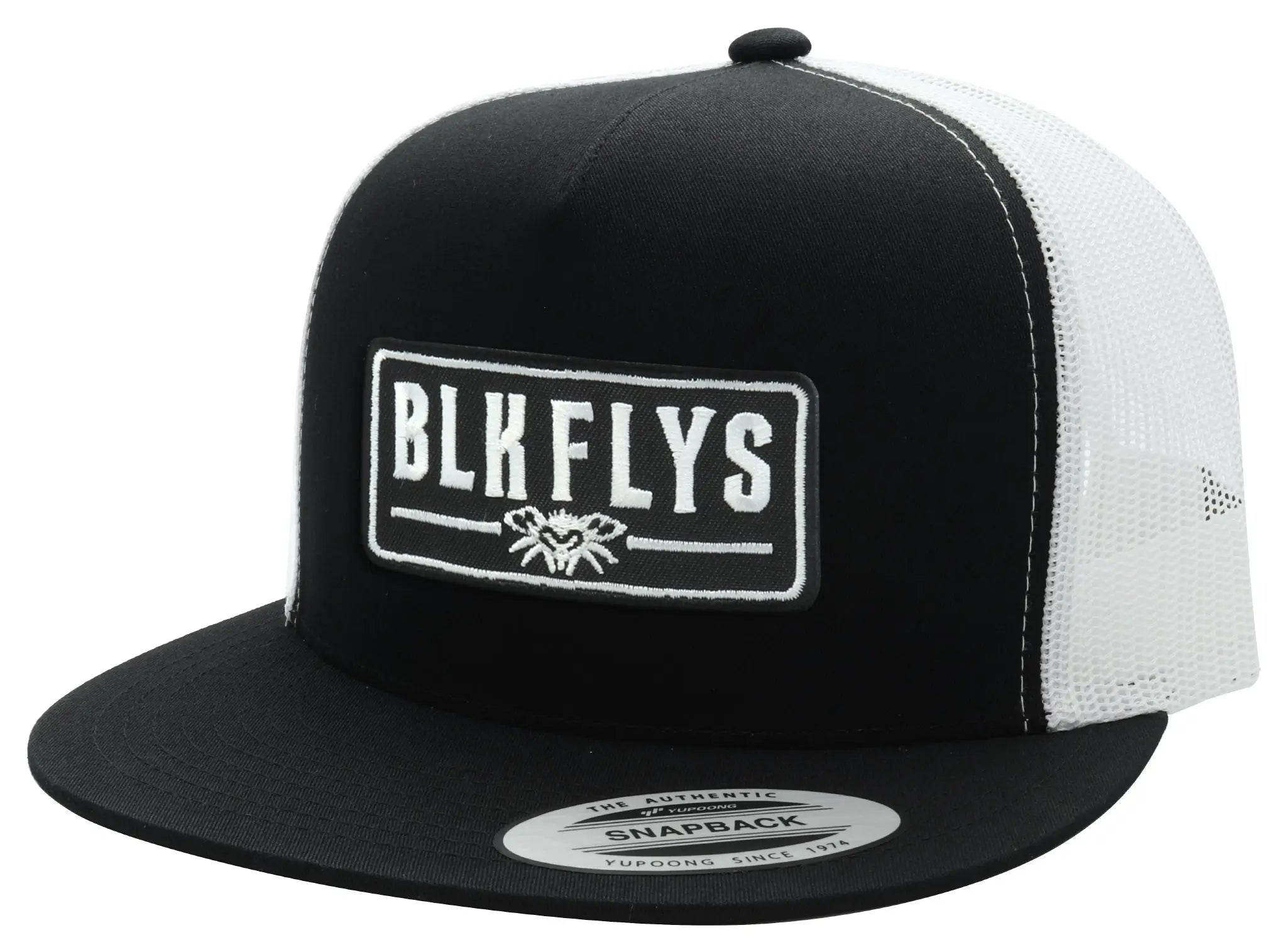 Blk Flys Patch Trucker