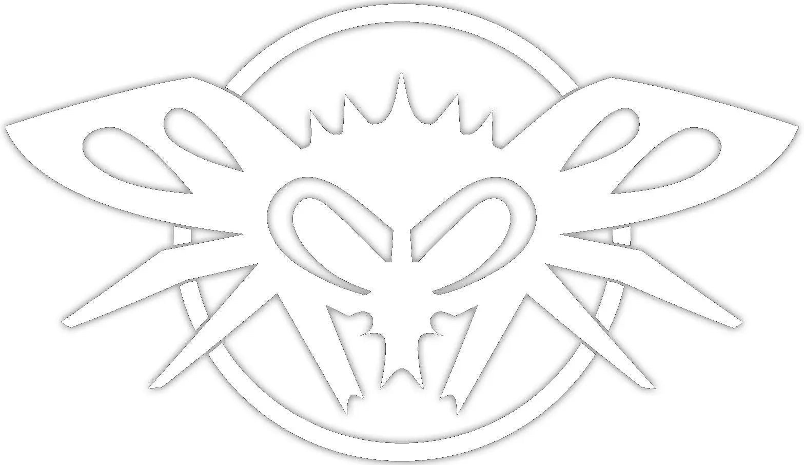 Phantom Vinyl Cut Stickers 6 inch